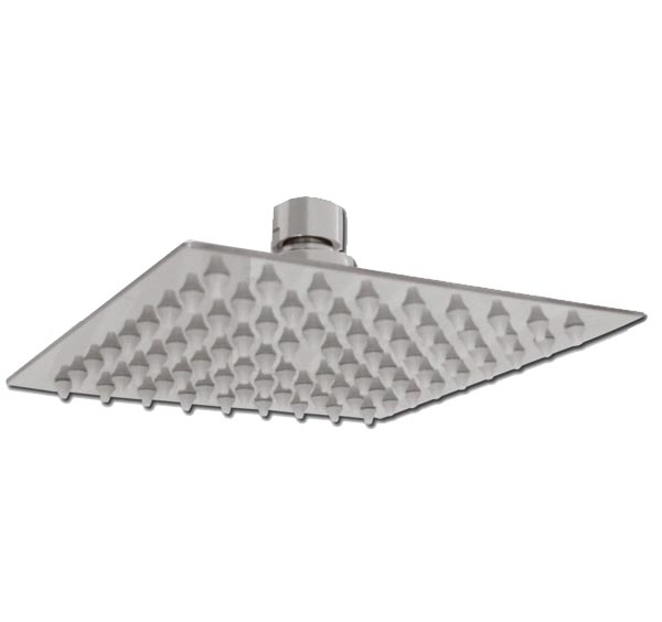 ראש למקלחת בראס פלטיני מרובע 150X150 מ"מ ראש למקלחת בראס פלטיני מרובע 150X150 מ"מ