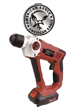 פטישון נטען אמריקן איגל 18 סוללה + מטען AMERICAN EAGLE 0.9 J 400067.1 פטישון נטען אמריקן איגל 18 סוללה + מטען AMERICAN EAGLE 0.9 J 400067.1